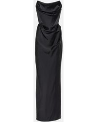 Vivienne Westwood - Off-Shoulder Satin Gown - Lyst