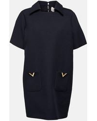 Valentino - Miniabito VGOLD in Crepe Couture - Lyst