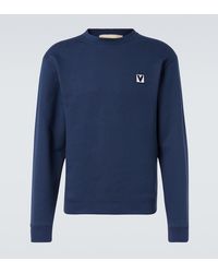 Valentino - Vlogo Cotton Jersey Sweatshirt - Lyst