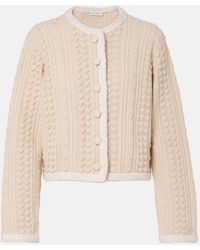 Altuzarra - Stef Wool-Blend Cardigan - Lyst
