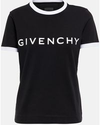 Givenchy - T-shirt in jersey di misto cotone - Lyst