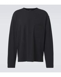 Lemaire - Cotton And Linen Jersey T-Shirt - Lyst