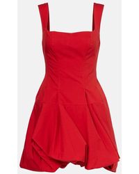 Jonathan Simkhai - Juni Cotton-Blend Poplin Minidress - Lyst