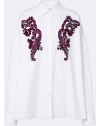 Dries Van Noten - Embellished Cotton Shirt - Lyst