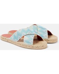 Missoni - Harlow Zigzag Espadrille Slides - Lyst