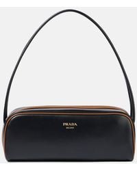Prada - Schultertasche Swing Small Aus Leder - Lyst