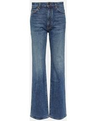 Khaite - High-Rise Straight Jeans Danielle - Lyst