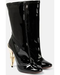 Alaïa - Cabaret Mid-Calf Boots - Lyst
