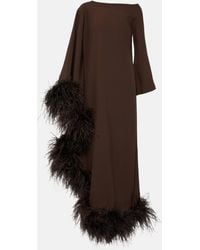 ‎Taller Marmo - Robe longue Ubud Extravaganza a plumes - Lyst