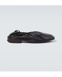 Lemaire - Slip-Ons Aus Leder - Lyst