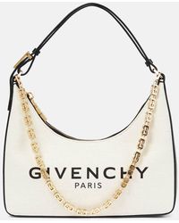 Givenchy - Borsa a spalla Moon Cut Out Small in canvas - Lyst
