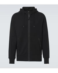 C.P. Company - Cotton Fleece Zip Hoodie - Lyst