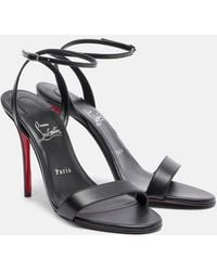 Christian Louboutin - Miss Z 100 Leather Sandals - Lyst