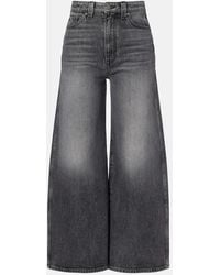 KHAITE - Delina High-Rise Wide-Leg Jeans - Lyst
