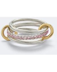 Spinelli Kilcollin - Tigris Sterling And 18Kt Ring With Sapphires - Lyst