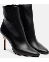 Manolo Blahnik - Insopo Leather Ankle Boots - Lyst