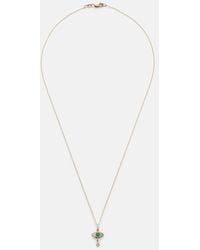 Ileana Makri - 18kt Gold Necklace With Diamonds - Lyst