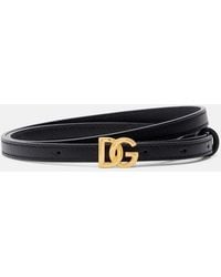 Dolce & Gabbana - Guertel Dg Aus Leder - Lyst