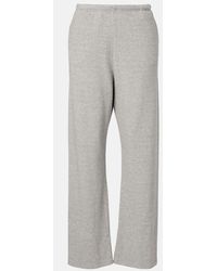 The Row - Kohana Cotton And Cashmere Sweatpants - Lyst