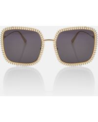 Dior - Missdior S2u Embellished Square Sunglasses - Lyst