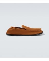 Loewe - Flex Suede Loafers - Lyst
