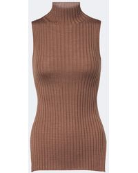 KHAITE - Karla Wool And Silk Turtleneck Top - Lyst