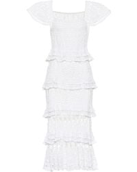 Anna Kosturova - Vestido Largo Cotillion De Croche - Lyst