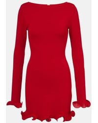 SAME - Minikleid Aus Strick - Lyst