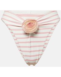 SAME - Rose Floral-applique Bikini Bottoms - Lyst