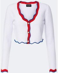retroféte - Orlaithe Ribbed-Knit Cardigan - Lyst