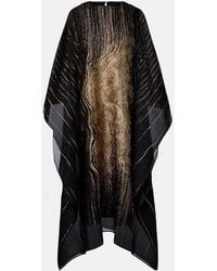 ‎Taller Marmo - Venice Silk-Blend Fil Coupe Kaftan - Lyst