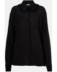 Jil Sander - Ruffled Blouse - Lyst