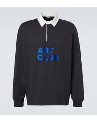 JW Anderson - Art Club Cotton Jersey Polo Shirt - Lyst