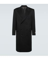 Canali - Wool And Cashmere Overcoat - Lyst