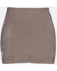 Loewe - X On Jacquard Jersey Miniskirt - Lyst