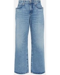 Agolde - Low-Rise Straight Jeans Fusion - Lyst
