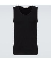 Lemaire - Cotton And Linen Tank Top - Lyst