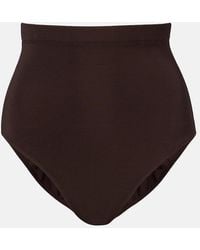 Rick Owens - Dirt High-Rise Micro Shorts - Lyst