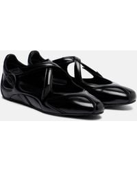 The Attico - Floor 01 Patent Leather Ballet Flats - Lyst