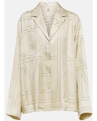 TOTEME - Camisa de pijama con monograma - Lyst