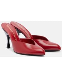 Herbert Levine - Sitting Pretty Leather Mules - Lyst