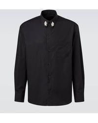 Simone Rocha - Chemise En Coton A Perles Fantaisie - Lyst