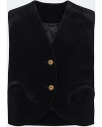 Blazé Milano - Gliss Cotton Velvet Vest - Lyst