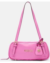 Versace - Tag Bowling Leather Shoulder Bag - Lyst