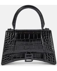 Balenciaga - Hourglass Small Leather Shoulder Bag - Lyst