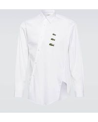 Comme des Garçons - X Lacoste Hemd aus Baumwollpopeline - Lyst