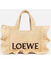 Loewe - Paula's Ibiza Tote Bag Font Small - Lyst