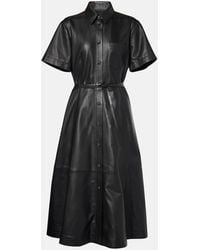 Altuzarra - Kiera Leather Shirt Dress - Lyst