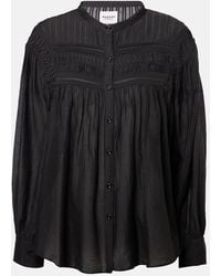 Isabel Marant - Plalia Cotton-Blend Top - Lyst