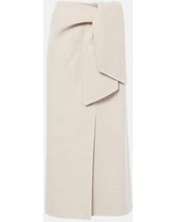 Max Mara - Zuppa Wool And Cashmere Wrap Skirt - Lyst